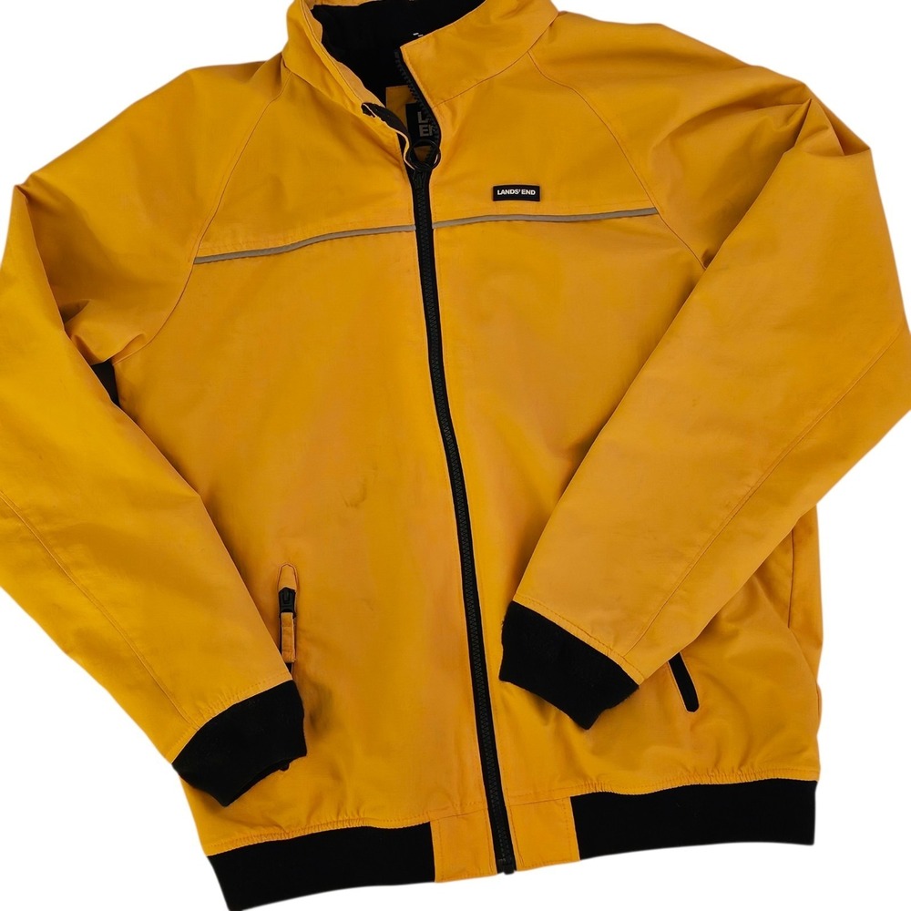 Lands End fleece-lined Squall/boating/ski jacket XL, Y18-20,  waterproof NO HOOD